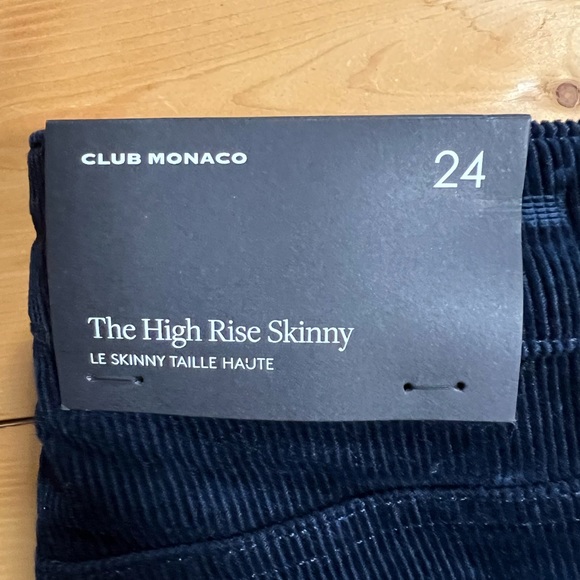 Club Monaco High Rise Skinny Size 24 - Picture 2 of 7